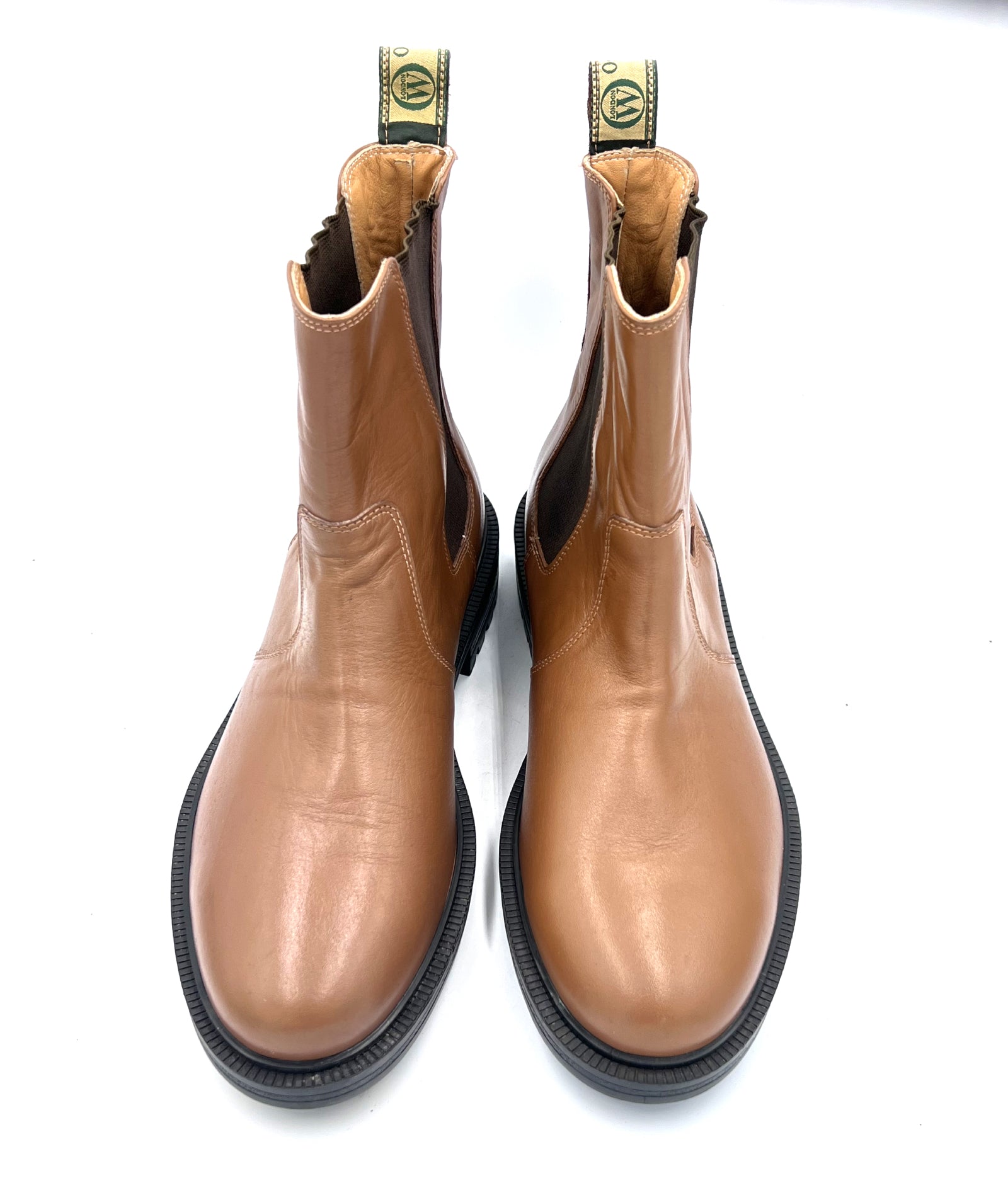 Oscar William Tan Chelsea Boots | Premium Leather & Rubber Sole
