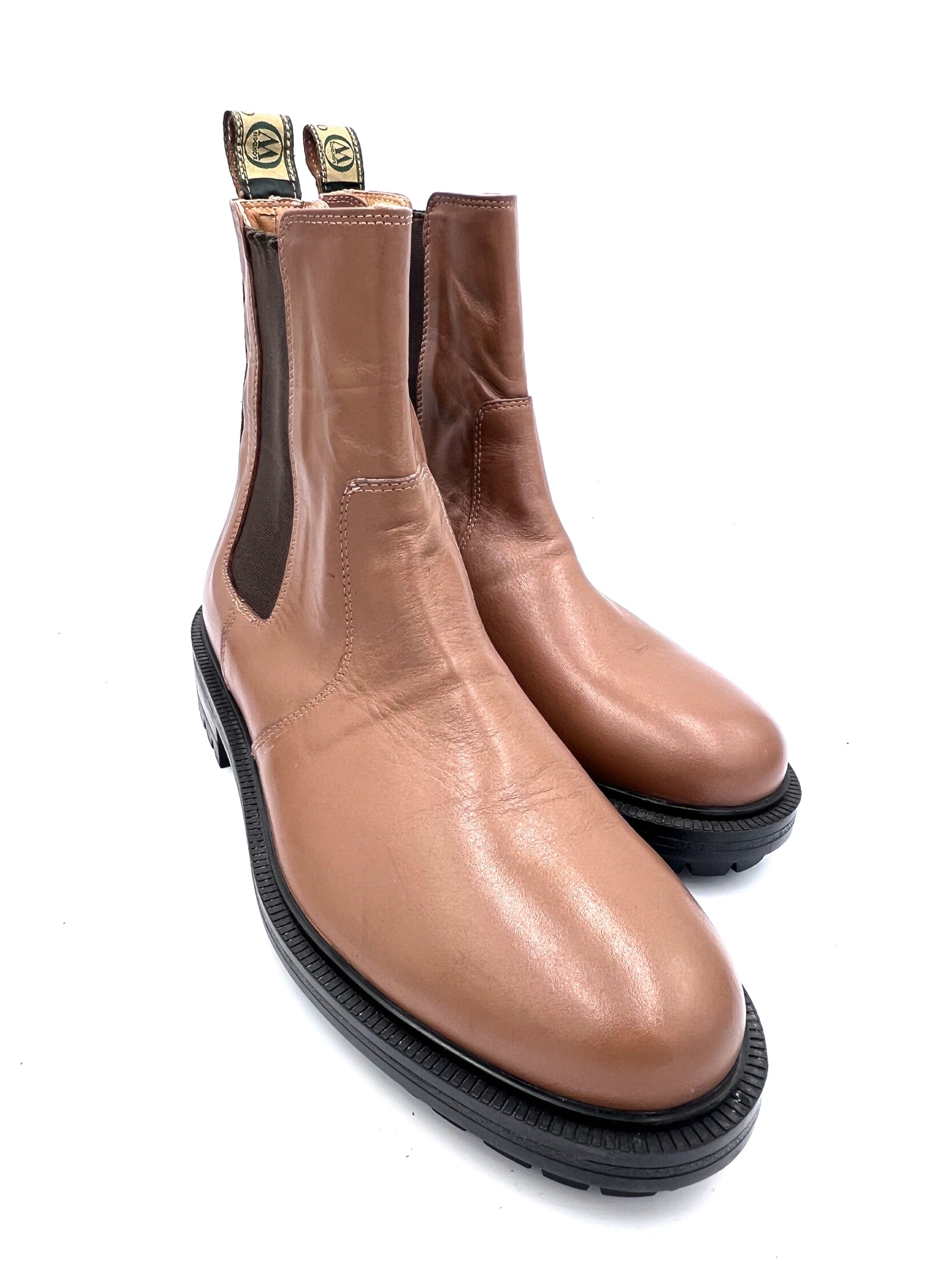 Oscar William Tan Chelsea Boots | Premium Leather & Rubber Sole