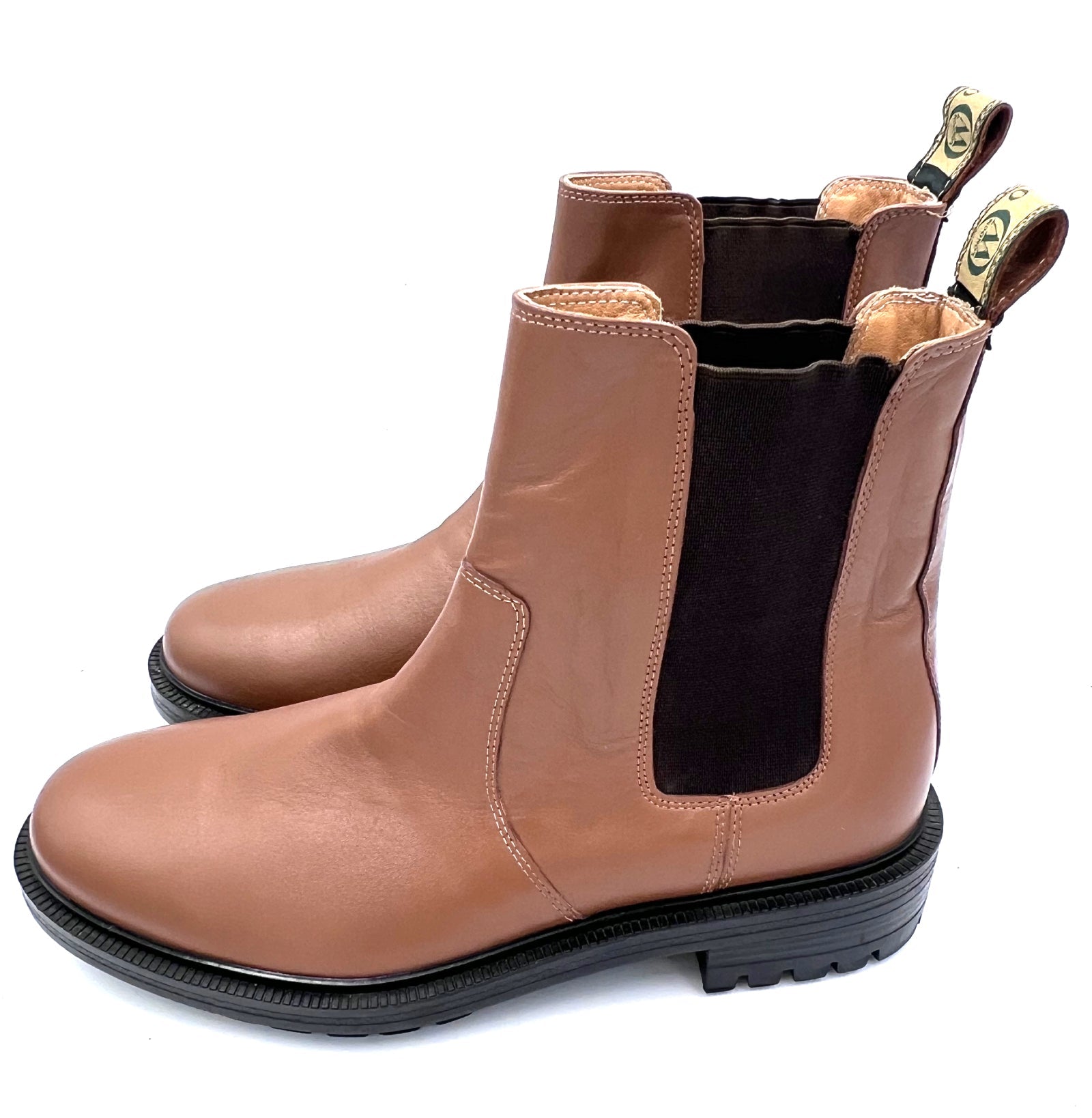 Oscar William Tan Chelsea Boots | Premium Leather & Rubber Sole