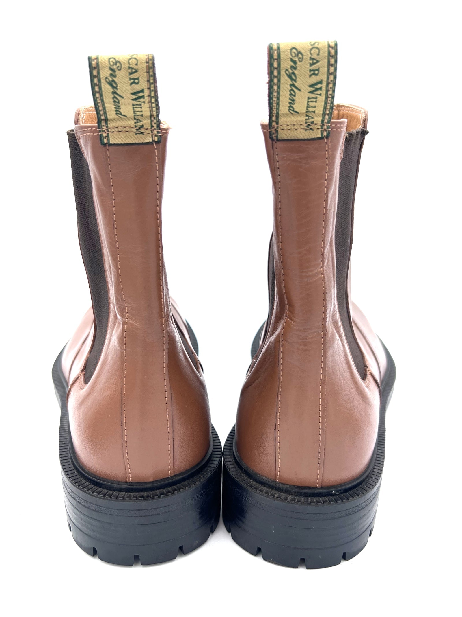 Oscar William Tan Chelsea Boots | Premium Leather & Rubber Sole