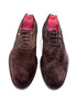 Oscar William Handmade Dark Brown Suede Brogues with Classic Wingtip Detailing