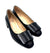 Oscar William Pump – Black with Buckle | Leather Sole