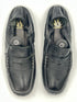 Oscar William Black Soft Leather Loafers Top View