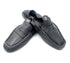 Oscar William Black Soft Leather Loafers Top View