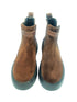 Oscar William Dark Brown Chelsea Boots Back Zip