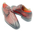 Oscar William Burgundy & Black Patina Derby Shoes