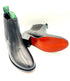 Oscar William Women's Chelsea Boots Black Leather with Leather Sole