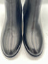 Oscar William Women's Chelsea Boots in Black Leather with Leather Sole