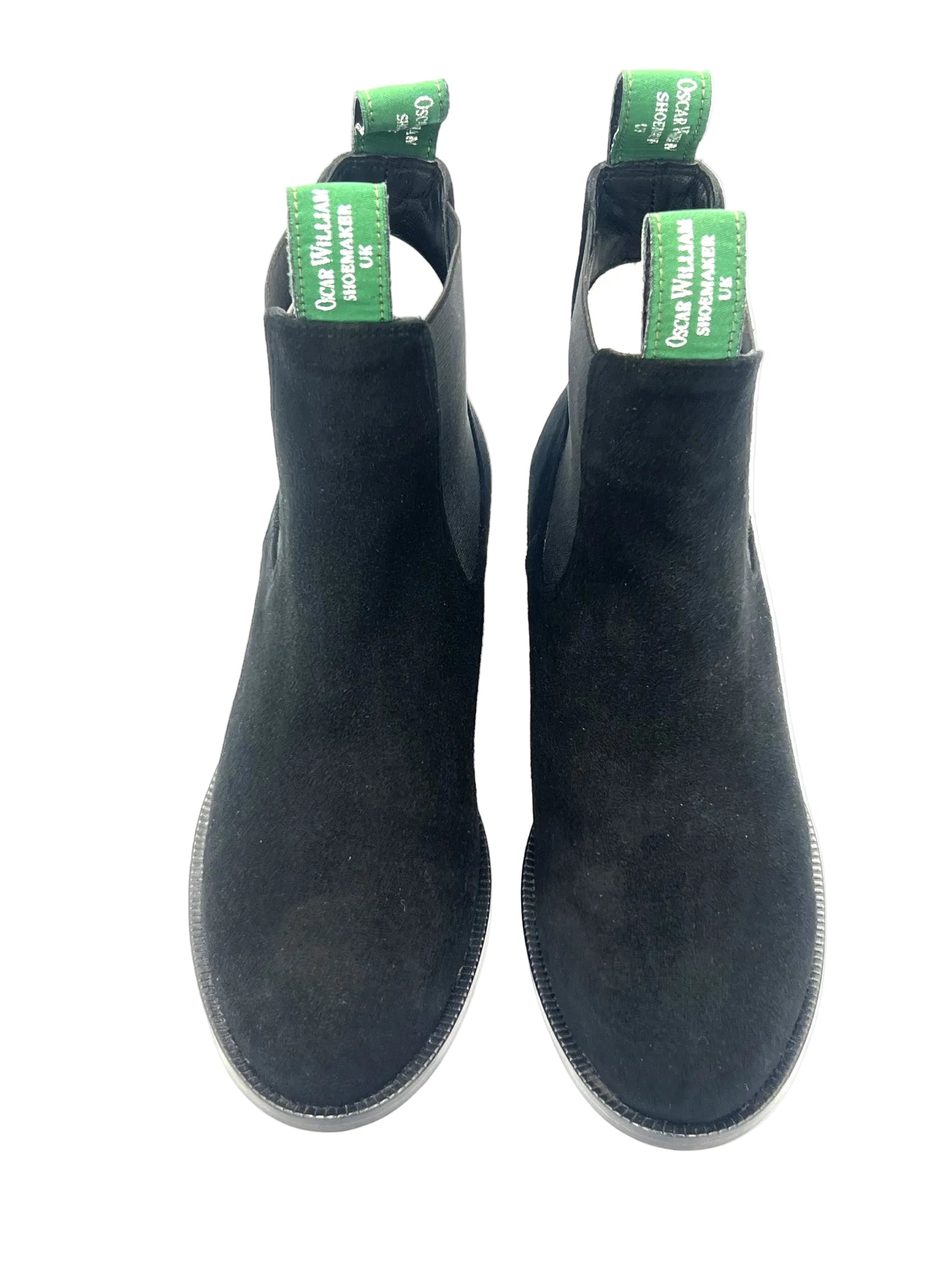 Oscar William Black Suede Chelsea Boots