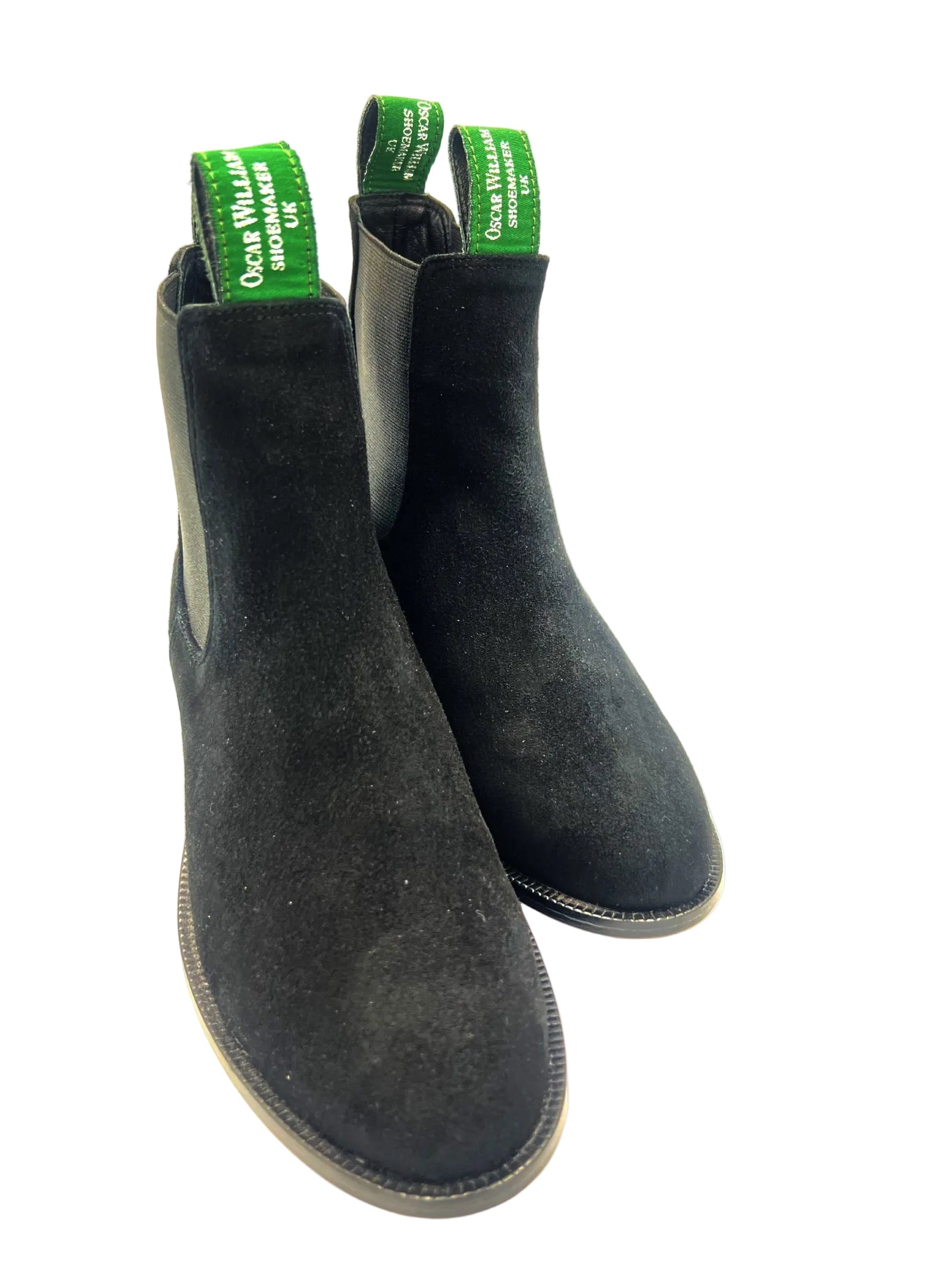 Oscar William Black Suede Chelsea Boots