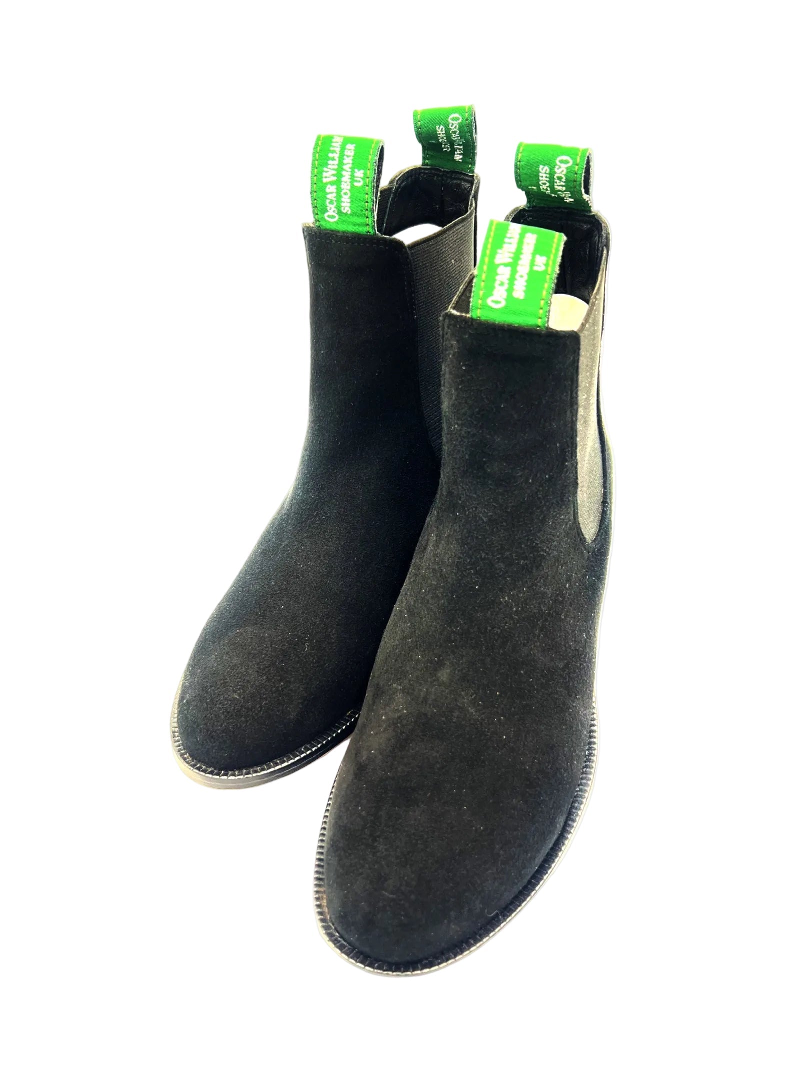Oscar William Black Suede Chelsea Boots