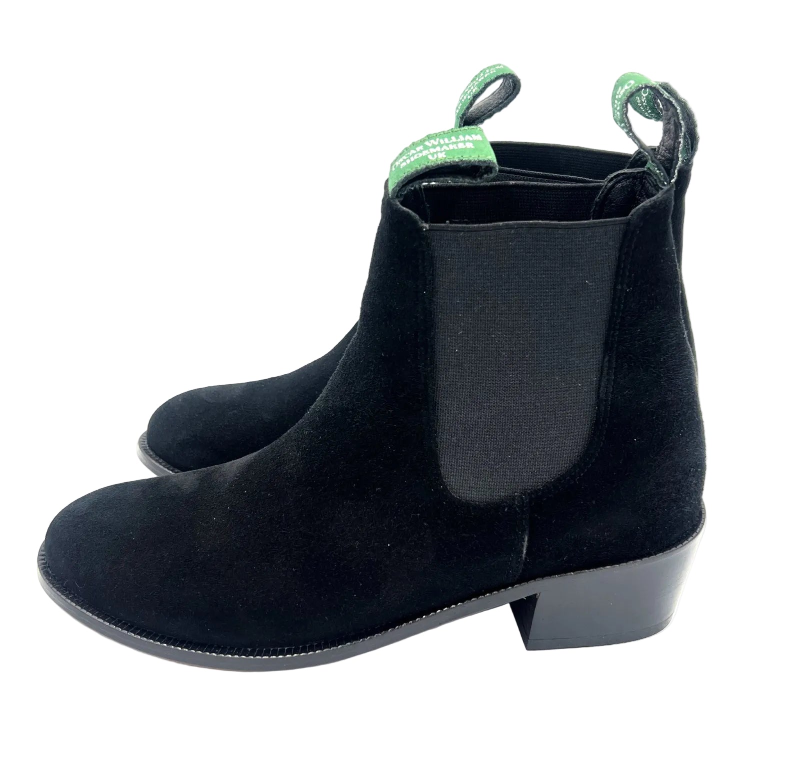 Oscar William Black Suede Chelsea Boots