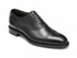 Loake Fleet Black Semi Brogue Oxford Shoes