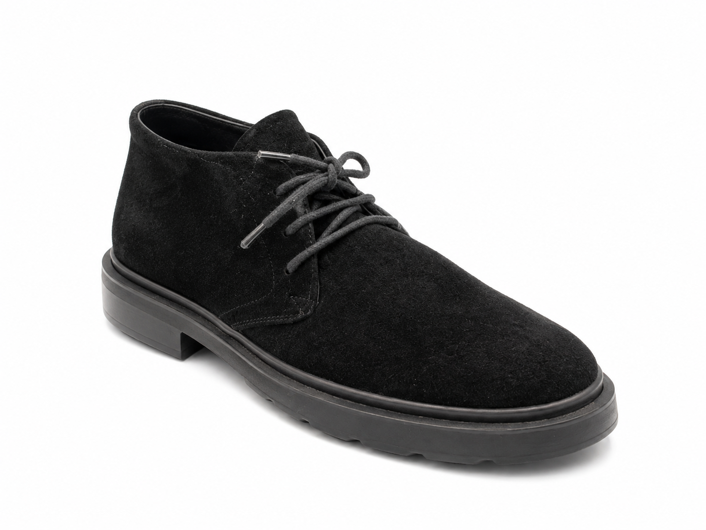 Oscar William Chukka Boot – Black Suede | Lightweight Sole