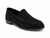 Oscar William Penny Loafers – Black Suede | Rubber Sole