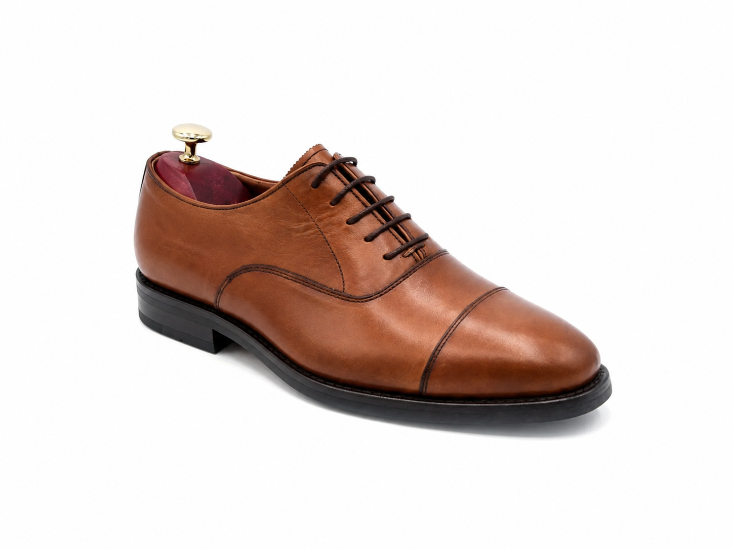 Oscar William Tan Classic Oxford Shoes