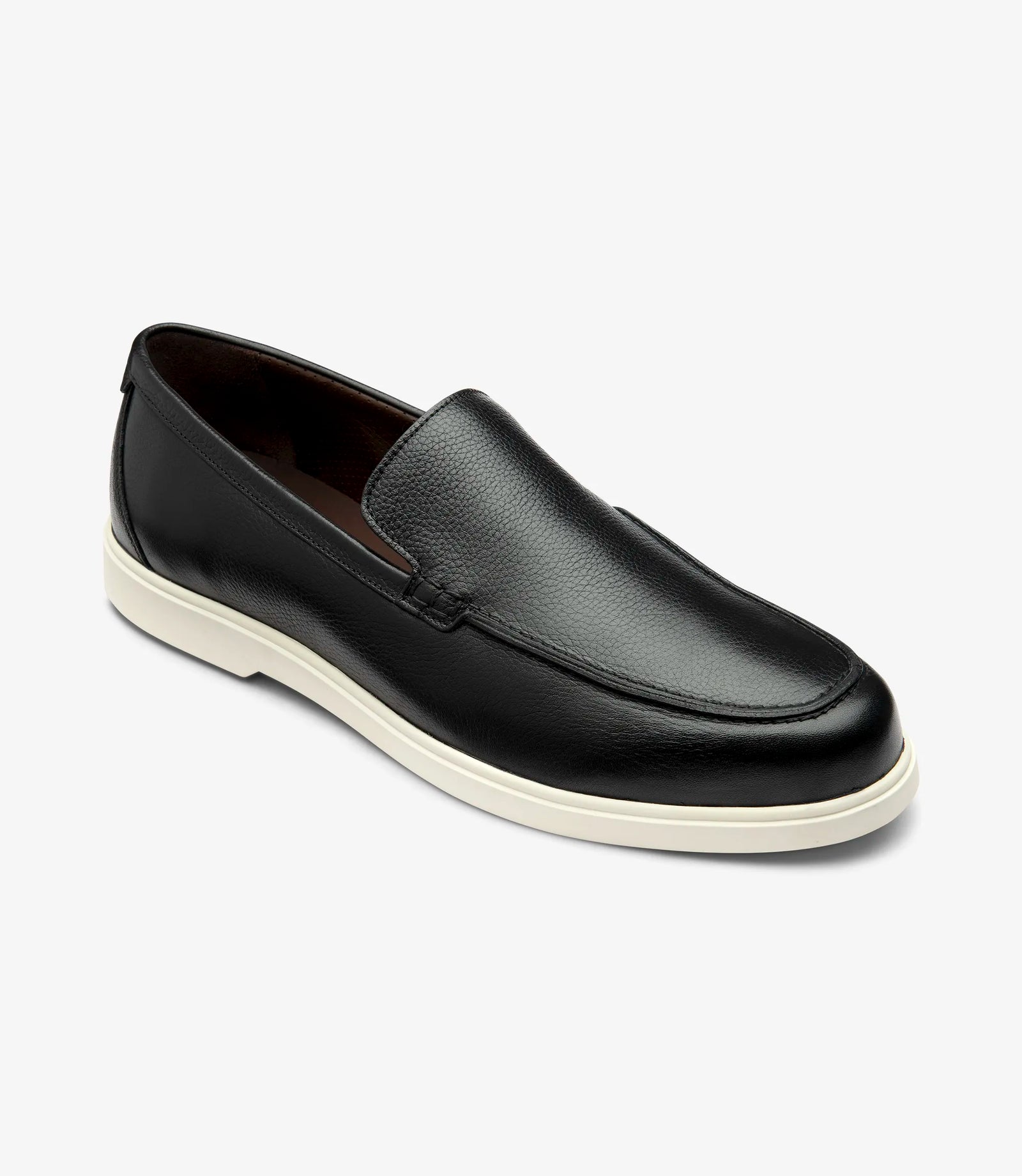 Loake Tuscany Anthracite Suede Loafers Front View