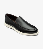 Loake Tuscany Anthracite Suede Loafers Front View