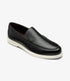Loake Tuscany Anthracite Suede Loafers Front View