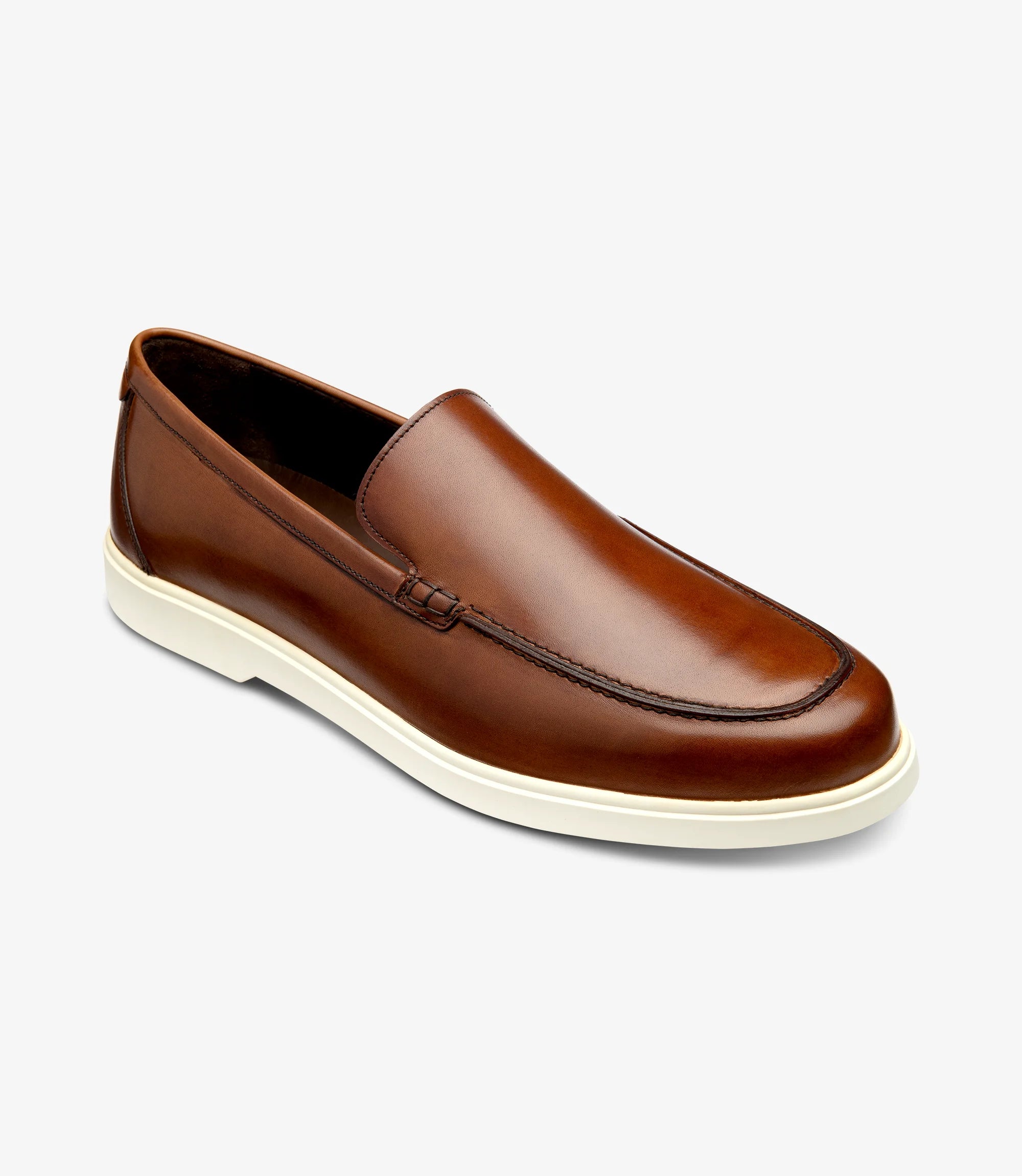 Loake Tuscany Cedar Calf Leather Loafers Side View