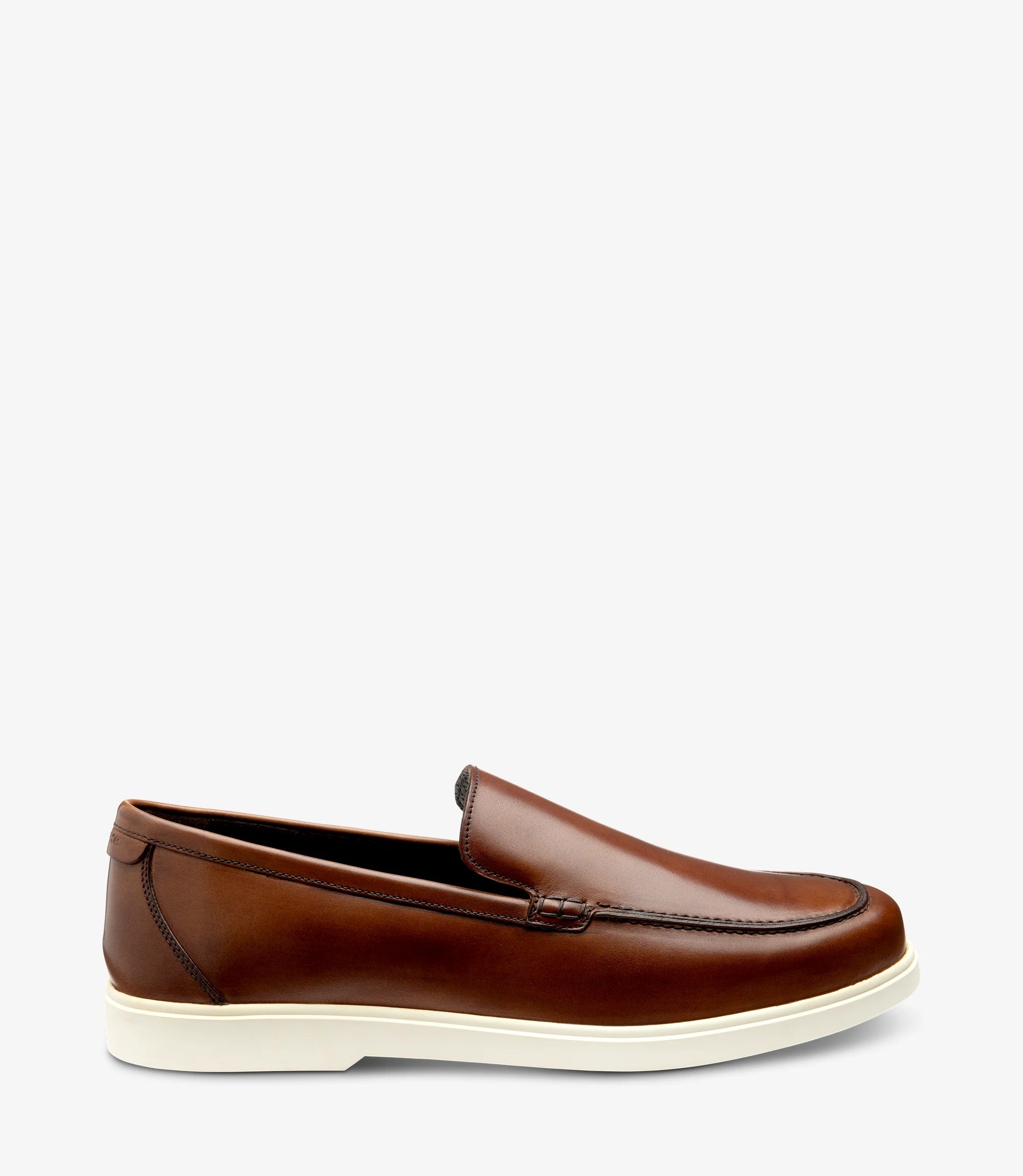 Loake Tuscany Cedar Calf Leather Loafers Side View