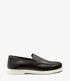Loake Tuscany Black Grain Leather Loafers Side View