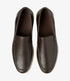 Loake Tuscany Black Grain Leather Loafers Top View